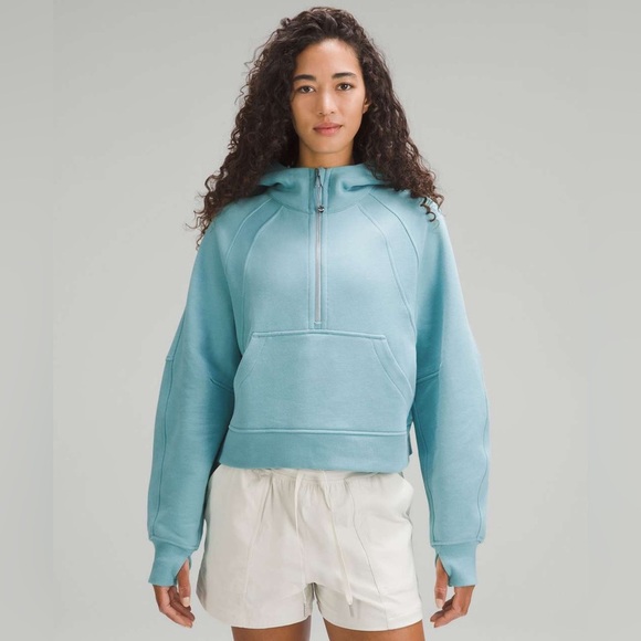 lululemon athletica Tops - LULULEMON Scuba Oversized Half Zip Hoodie